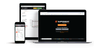 Superheat SmartView™ user interface on various devices